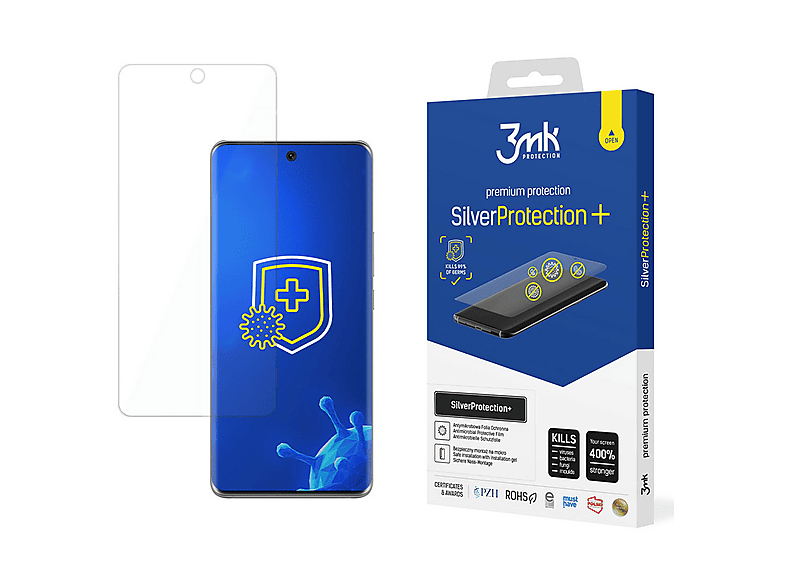 Holilo 2+2 Pezzi Vetro Temperato Pellicola per VIVO V50 5G Pellicola Protettiva e Pellicola Fotocamera, Durezza 9H Protezione Schermo Anti-graffio Anti-Impronta