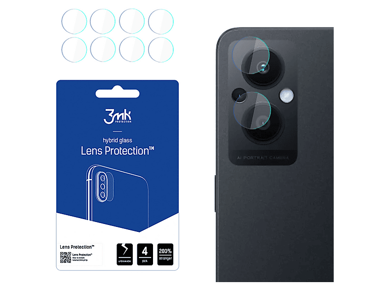 Foryo Vetro Temperato per Oppo Reno 4Z 5GPellicola Protettiva, [3 Pezzi] Copertura Completa Pellicola Protettiva Protezione Schermo, 9H Durezza, Alta Trasparente, Nessuna Bolla, Anti-Impronte
