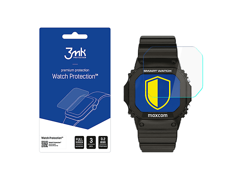 savvies 6 Pezzi Pellicola Protettiva per NONGAMX Smartwatch 1.39 Protezione Schermo Trasparente