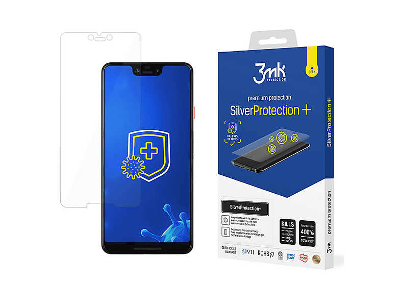 PELLICOLA PROTETTIVA 3MK SilverProtection+ Per Realme 12+ 5G Con Protezione Antimicrobica E Auto Riparazione 166315165