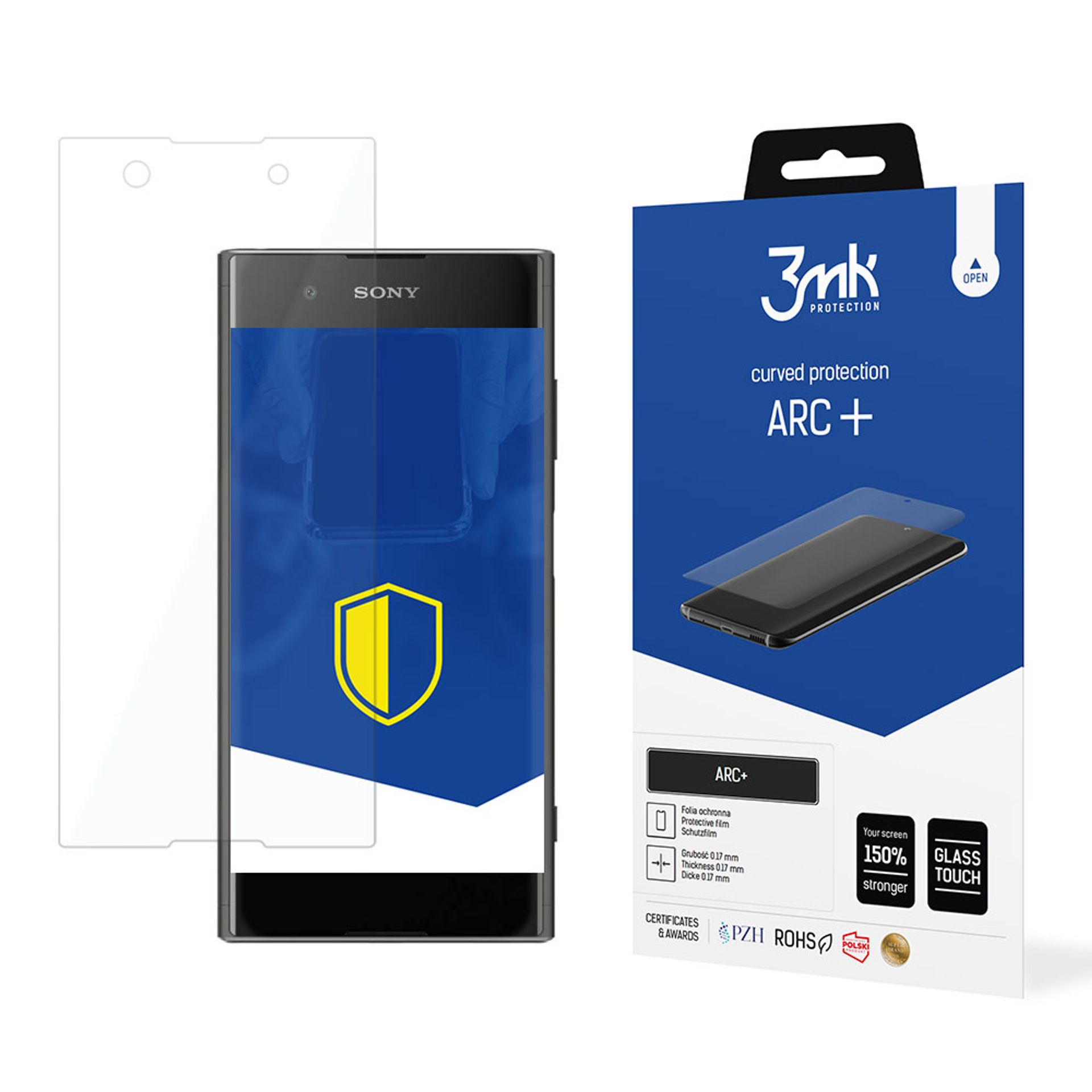 4x Full-Screen per Sony Xperia 1 VII Pellicola Trasparente