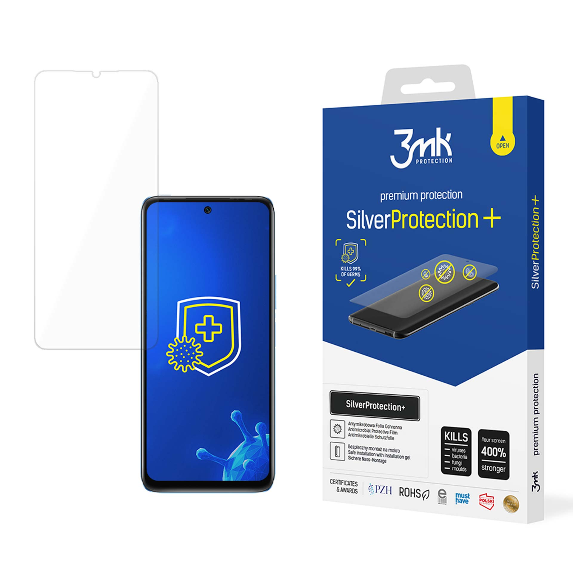 4x Protezione Schermo In Vetro Flessibile 9H Per Infinix Hot 10 Lite | Pellicola Trasparente Ultra Sottile 0,2 Mm - 3