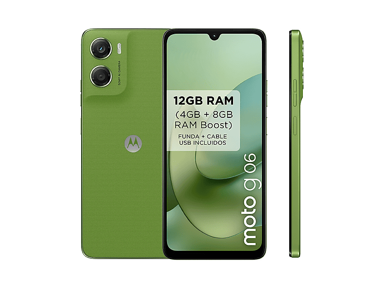 MOTOROLA G06 6.88P/4G/4+64GB /TENDRIL BL, Tendril Green, Móvil