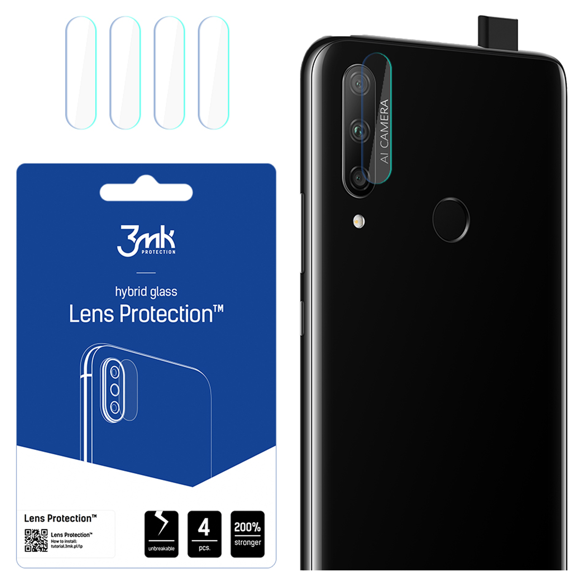 MoEx Pellicola In Vetro Temperato 9H Per Honor 20, 2 Pezzi, Trasparente, Anti-graffio, Anti-bolle