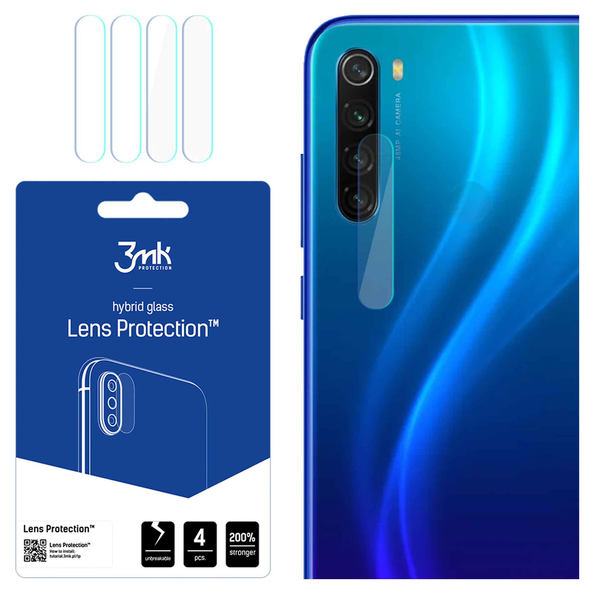 2x BROTECT Pellicola Completa per Xiaomi Redmi 4 Trasparente