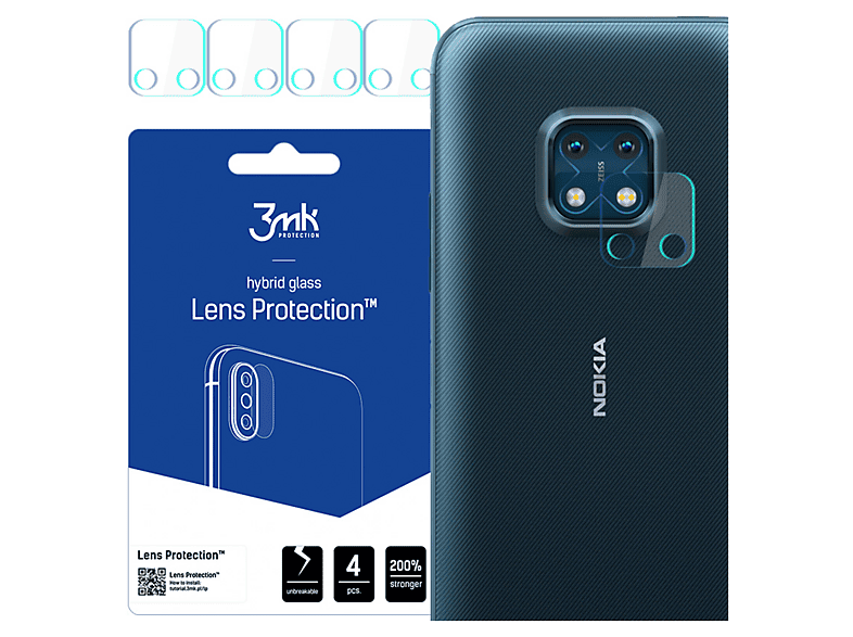 BAIDIYU Vetro Temperato Per Nokia XR20 (2 Pezzi): Pellicola Protettiva HD, Durezza 9H, Anti-graffio, Facile Installazione