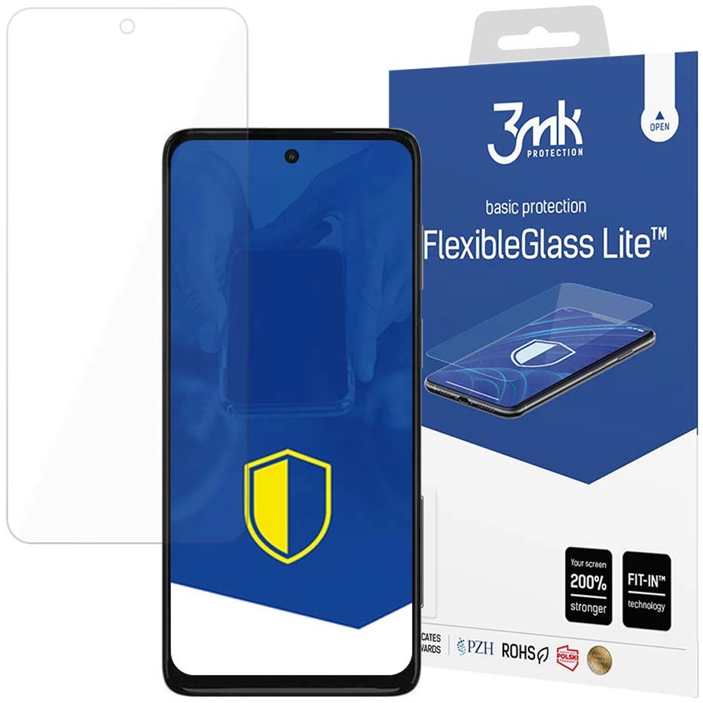 Pellicola Protettiva In Vetro Ibrido Brotect AirGlass Per Motorola Moto G Pro - Durezza 9H, Antigraffio, Made In Germany