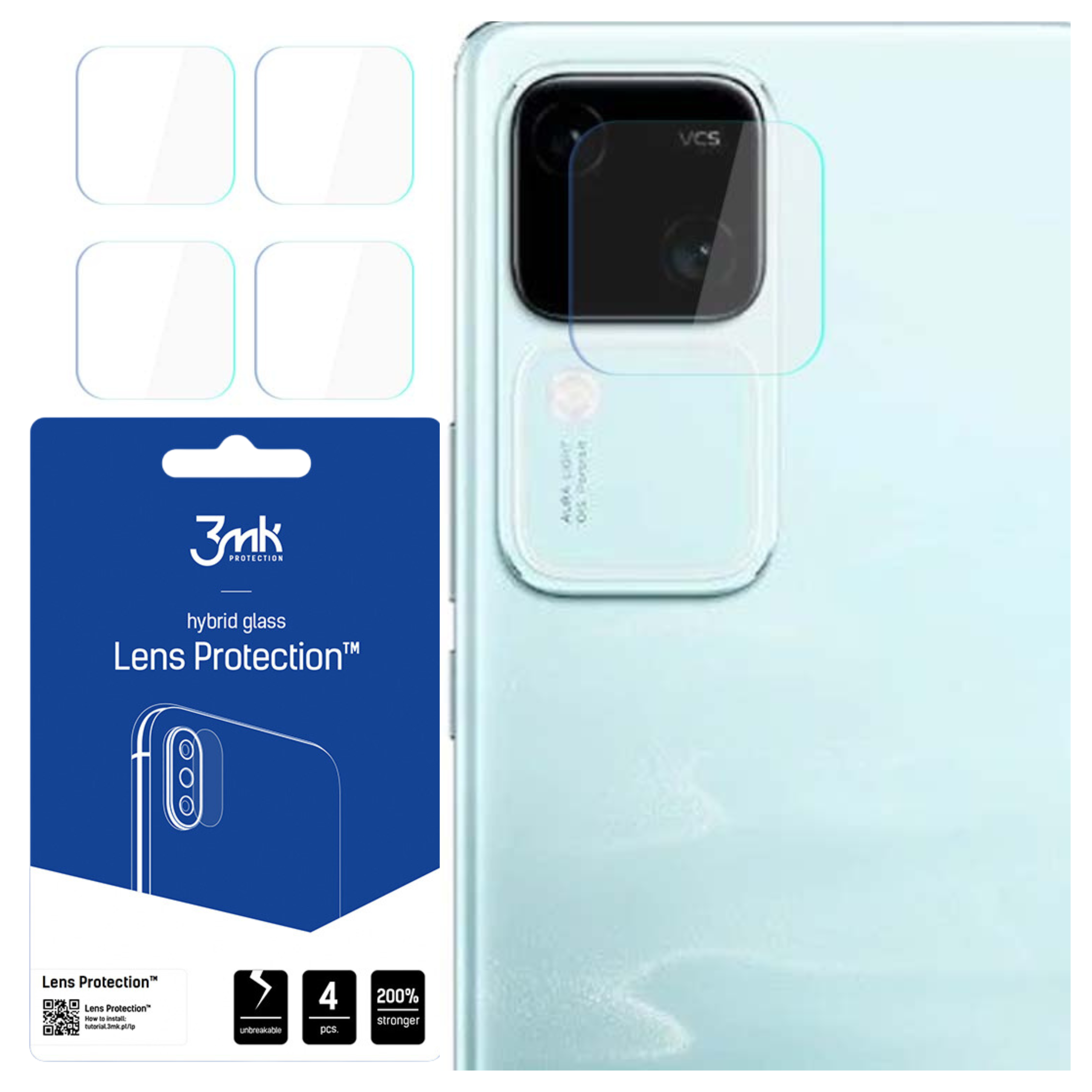 PELLICOLA PROTETTIVA 3MK Protettiva 7H per Vivo S18/S18 Pro ...