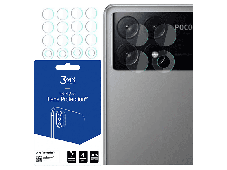 Pellicola Protezione Fotocamera Per Google Pixel 6 – Vetro 3D Nero – Copriobiettivo Completo E-KINLIN