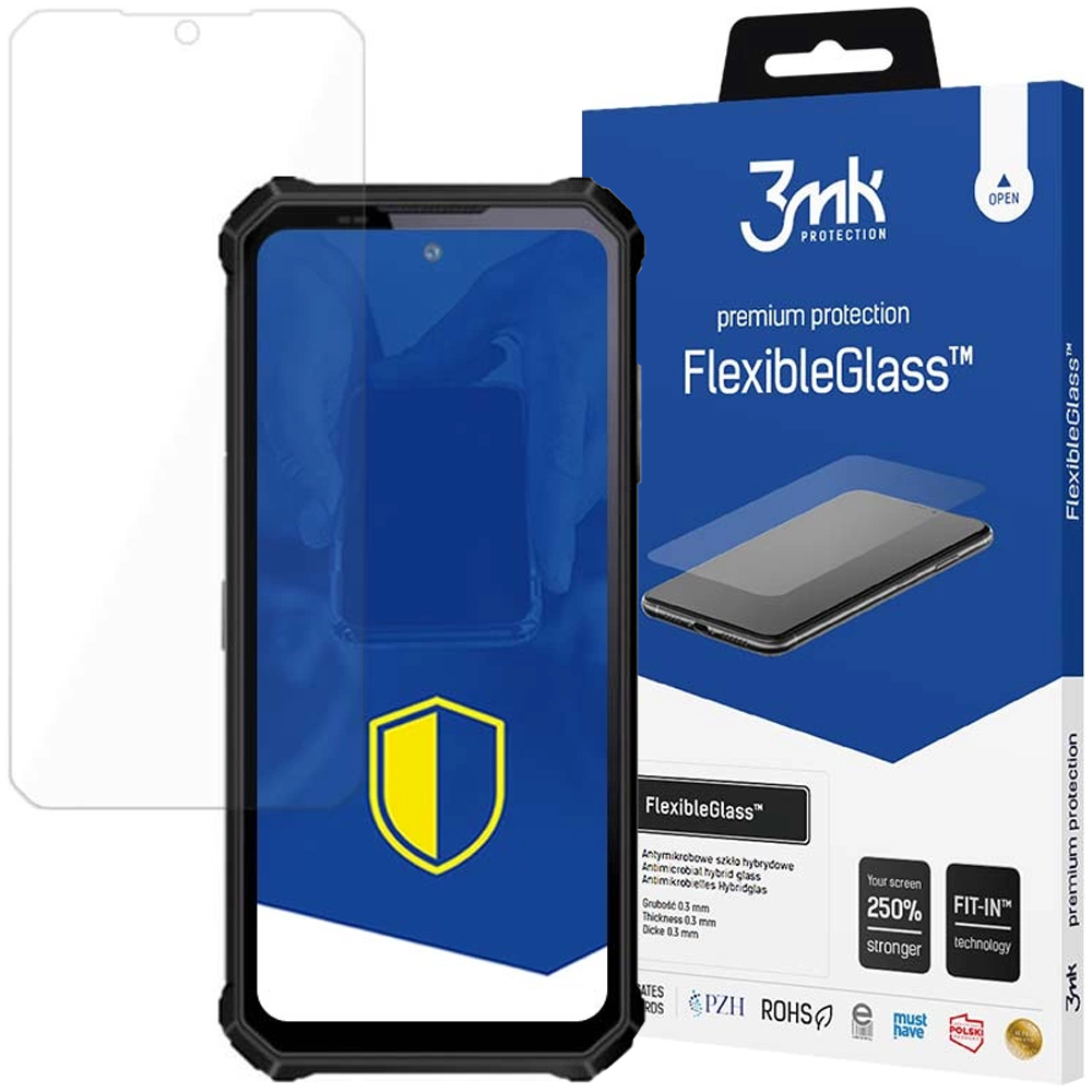 Brotect Pellicola Vetro Ibrido Opaco Per Oukitel WP5 - Antiriflesso, Durezza 9H, Made In Germany