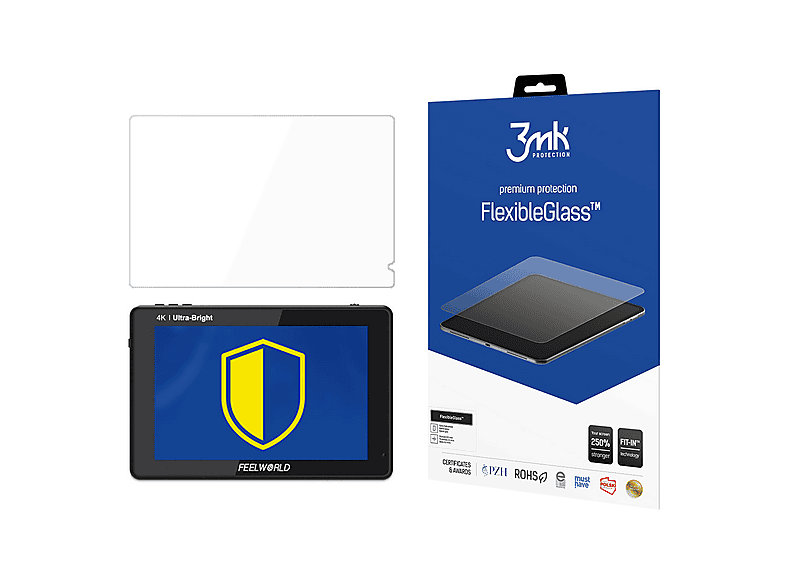 atFoliX Pellicola Vetro per Grandstream GRP2615 9H Armatura di protezione