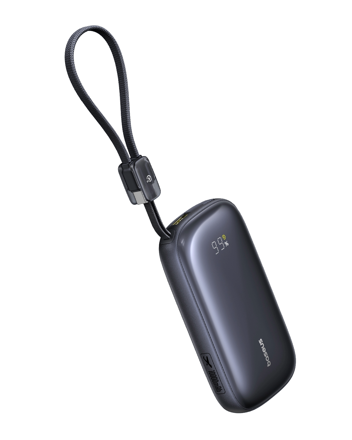 BASEUS EnerFill FC21 QPow3 Ultra Dijital Göstergeli 45W (Ayrılabilir kablo ile) 10.000 mAh mAh Powerbank Siyah