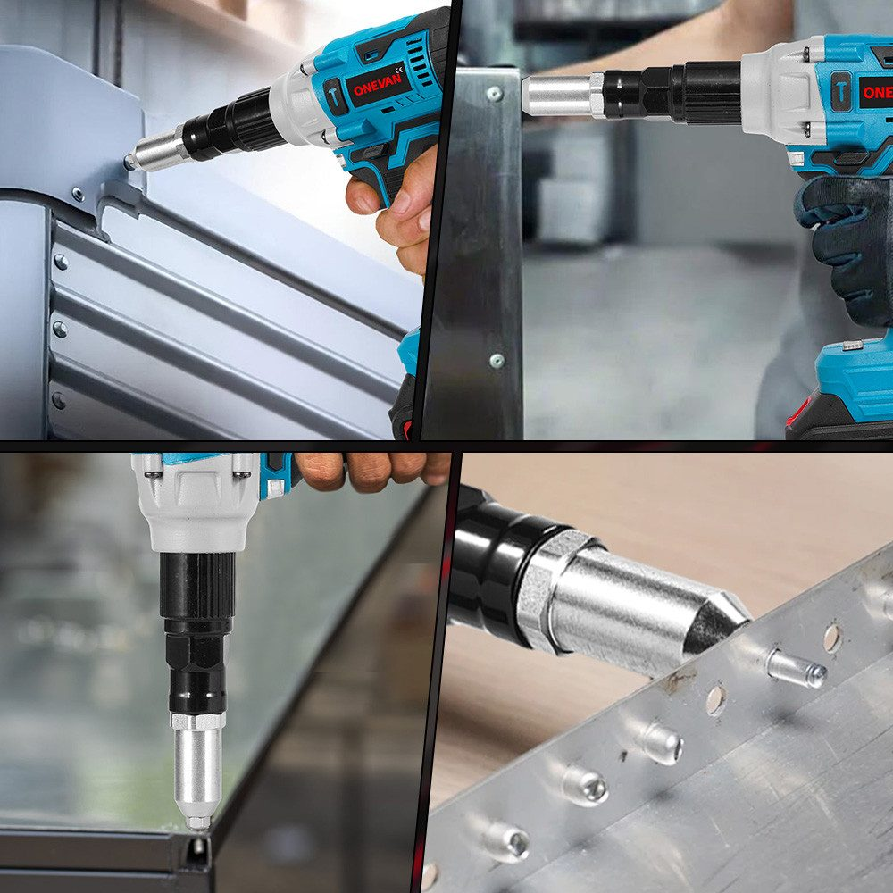 Für Makita 18V Akku Nietpistole 25000N Elektrisch Blindnietgerät Popnietenzange