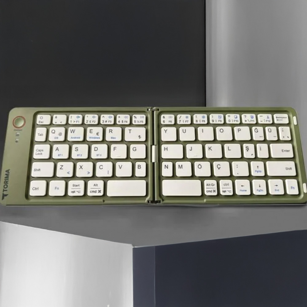 TORIMA TK-08 Kablosuz Katlanabilir Şarjlı Taşınabilir Mini