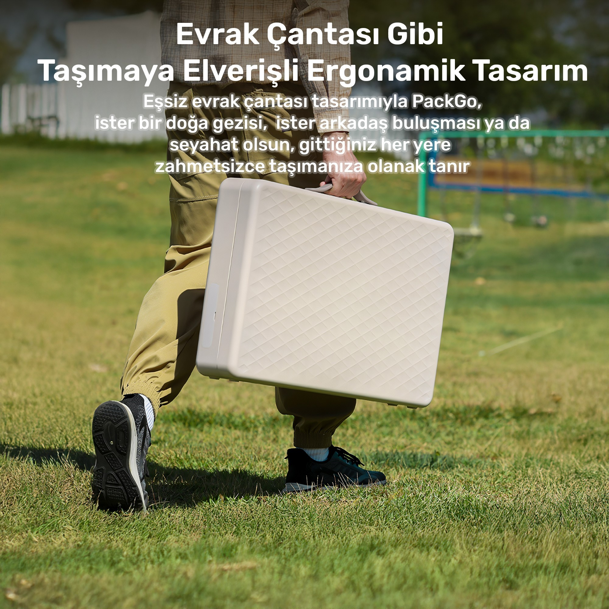 NPO AP2718T 8/128GB Android Dokunmatik Çantalı Şarjlı Taşınabilir LED Ekran 27 inç 80 cm Full-HD SMART TV Televizyon