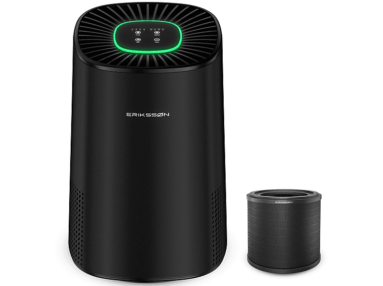 ERIKSSØN Luchtreiniger Elite - 240 m3/u - Hepa 14 Filter Luchtreiniger, air purifier, clean air Zwart