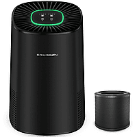 MediaMarkt ERIKSSØN Luchtreiniger Elite - 240 m3/u - Hepa 14 Filter Luchtreiniger, air purifier, clean air Zwart aanbieding