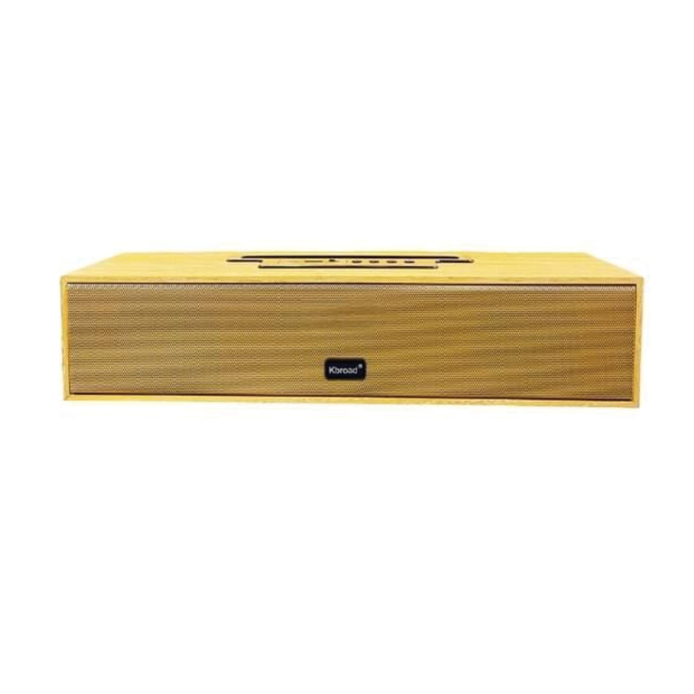 TORIMA KTS-1738 Bluetooth Telefon Standı Derin Bas USB + TF Kart Girişli Hoparlör Ahşap