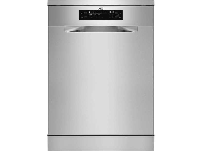 Lavavajillas libre instalación 60 cm - AEG Series 6000 FFB74917ZM, 14 servicios, 8 programas, 59,8 cm, Acero inoxidable