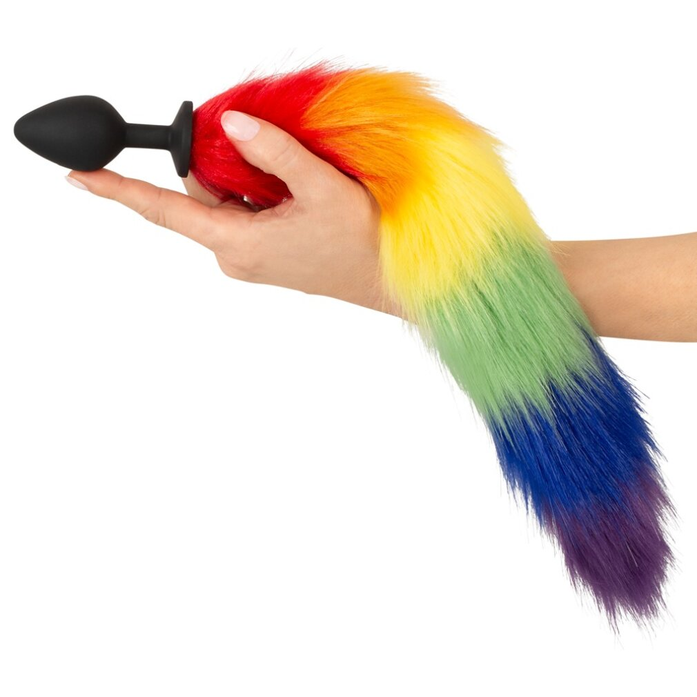 YOU2TOYS Fluffy Tail Rainbow Analplugs