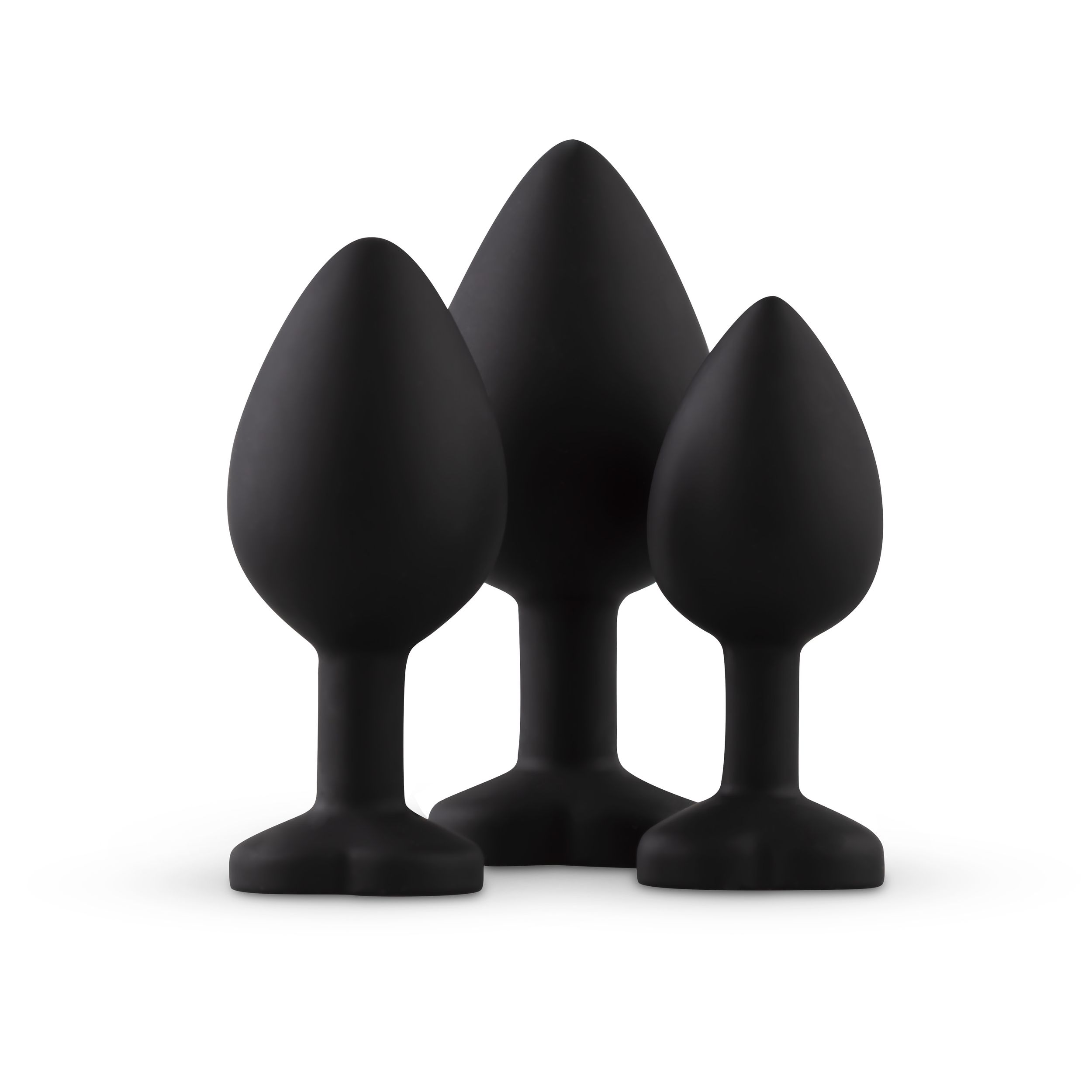 EASYTOYS Analplug aus Silikon mit Diamant | Herz analplugs-buttplugs |  SATURN