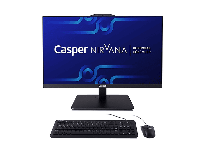 CASPER Nirvana A90.1362-CV00A-V-S 13. Nesil Intel® Core™ i7 13620H 24 GB 500 GB 23,8 inç Windows 11 Home All In One Bilgisayar Siyah