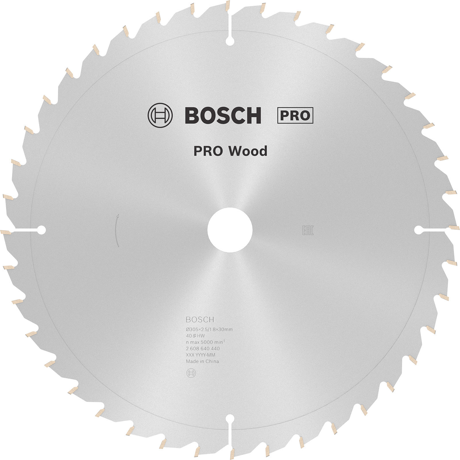 BOSCH Optiline Wood 305*30 mm 40 Diş 2608640440 Daire Testere Bıçağı