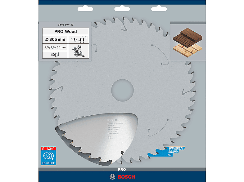 BOSCH Optiline Wood 305*30 mm 40 Diş 2608640440 Daire Testere