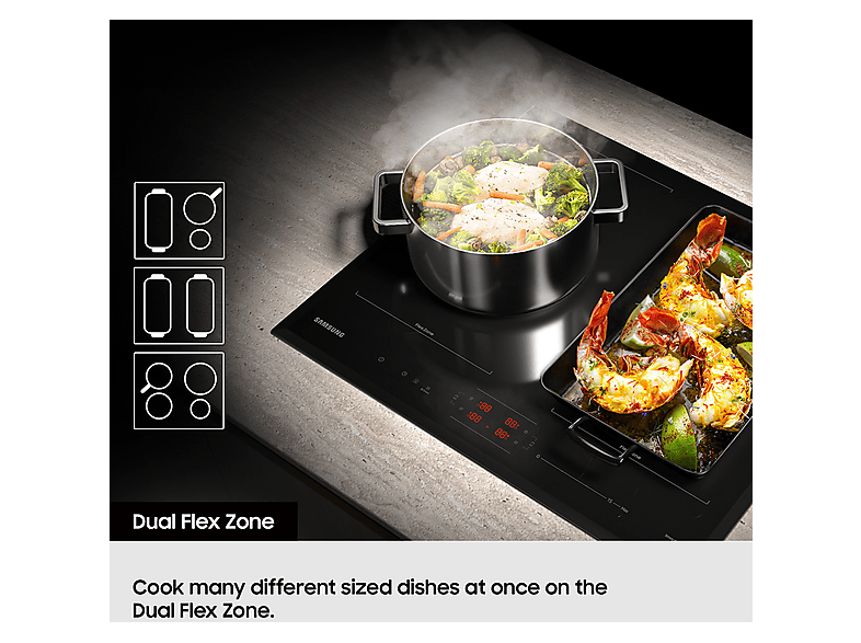 ブラックローズ20thpsa10 s様 Placa inducción Hisense con 4 zonas flex - HI6443BSCWF · Hisense
