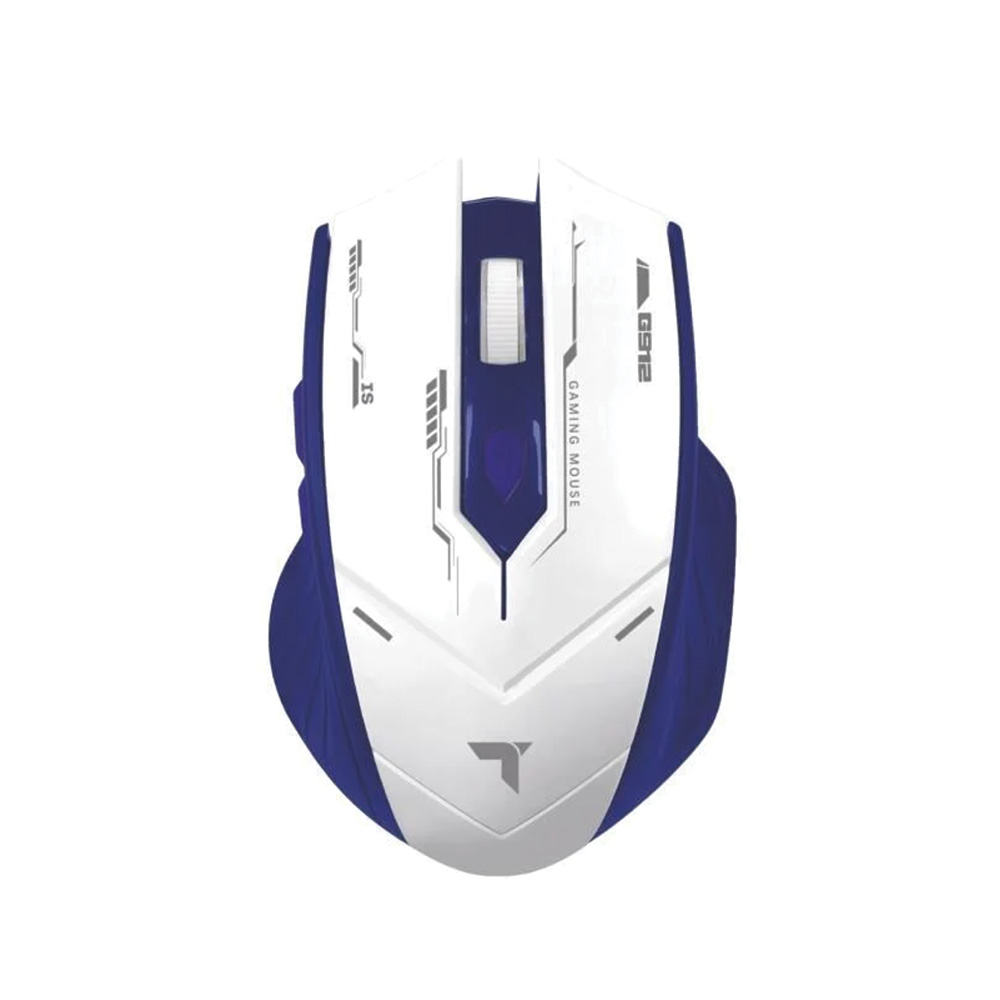 TORIMA TM-20 Çift Modlu Kablosuz Kablosuz Gaming Mouse Beyaz-Mavi