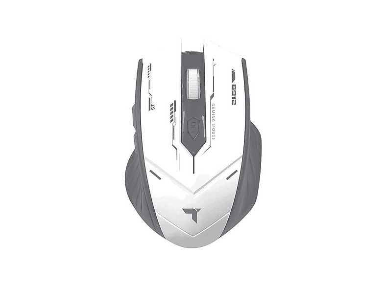 TORIMA TM-20 Çift Modlu Kablosuz Kablosuz Gaming Mouse Beyaz-Gri
