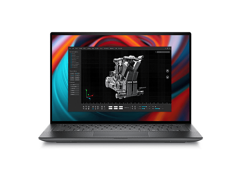 DELL Precision 5490, Laptop, mit 14 Zoll Display, Intel® Core™ Ultra 7, 32 GB RAM, 1 TB SSD, NVIDIA RTX™ 2000 Ada, silbern, Windows