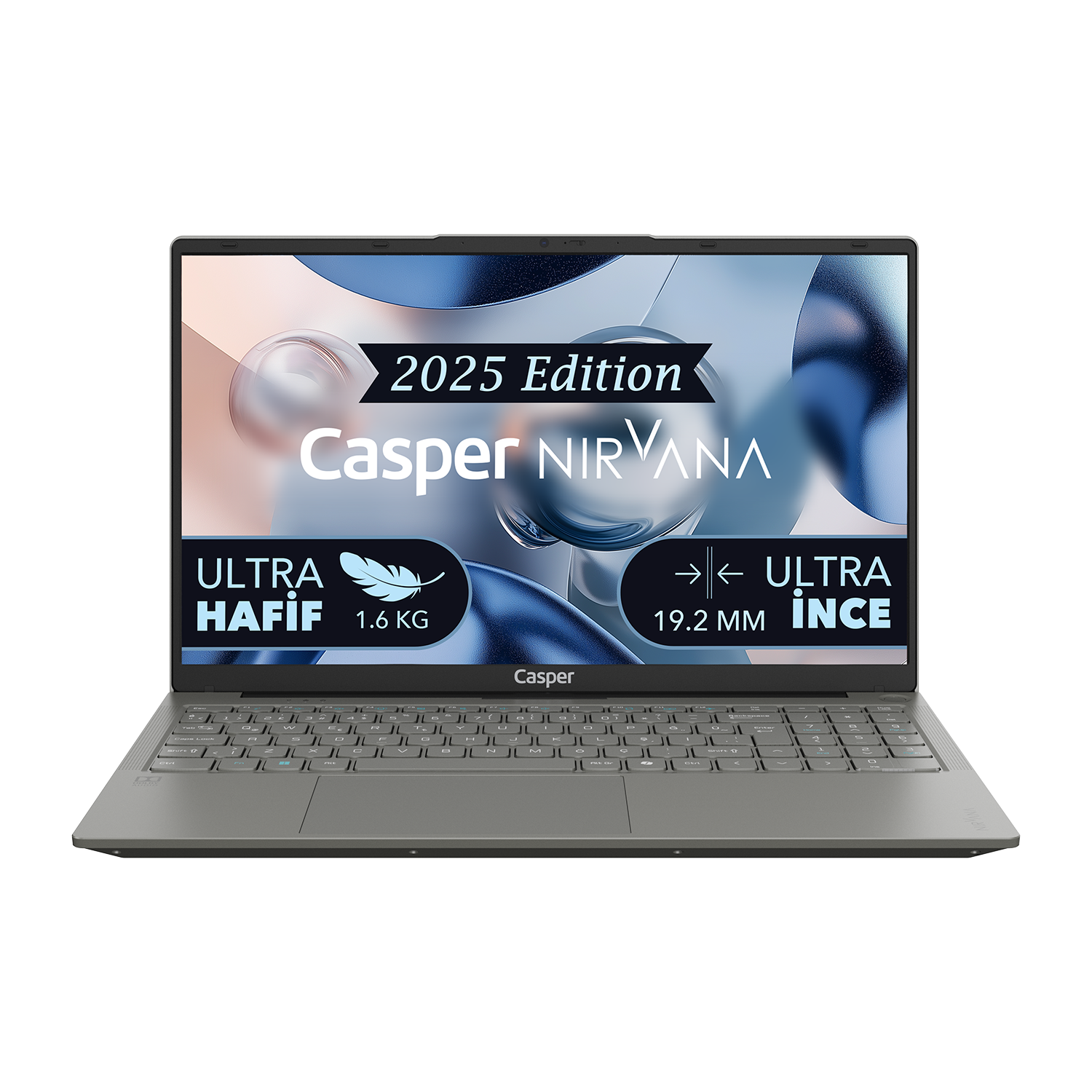CASPER  Nirvana X600 X600.7430-8V00X-G-F AMD Ryzen5-7430U 8 GB RAM 500 GB SSD 15,6 inç FreeDOS Laptop Gri