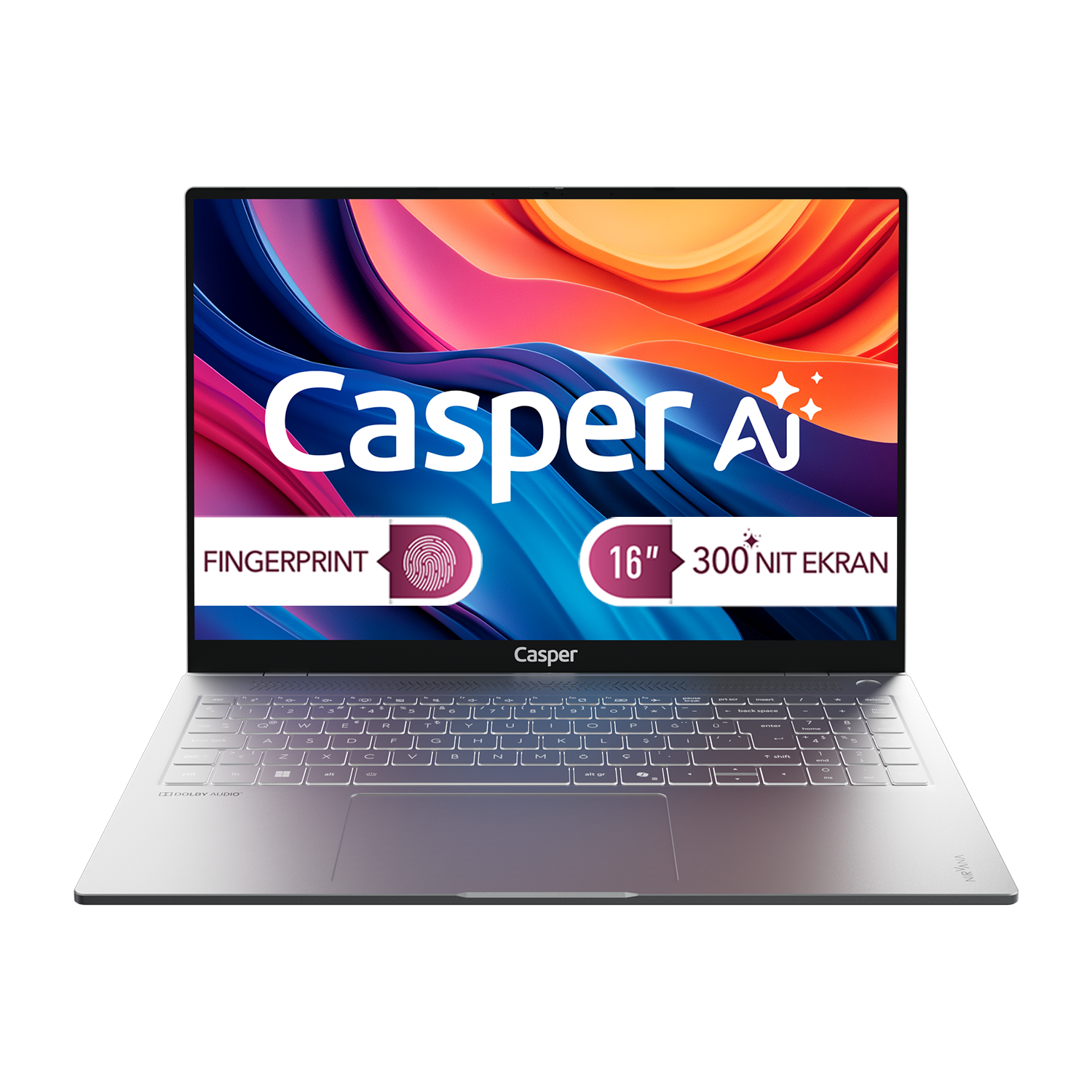 CASPER Nirvana S100 S100.255H-BV00X-G-F Intel Core Ultra 7 255H 16 GB RAM 500 GB SSD 16 inç FreeDOS Laptop Gri