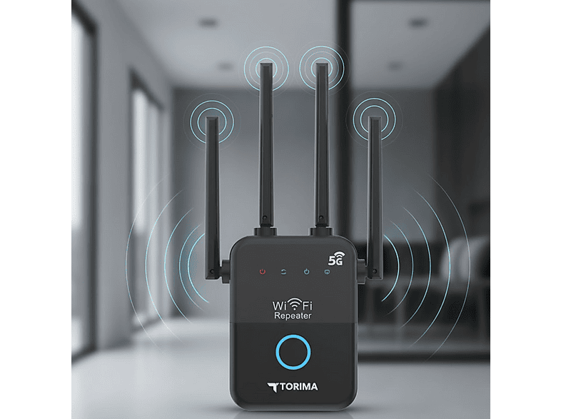 TORIMA AC35Q Wi-Fi 1600Mbps Çift Bant 4 Anten Port Router Fiyat