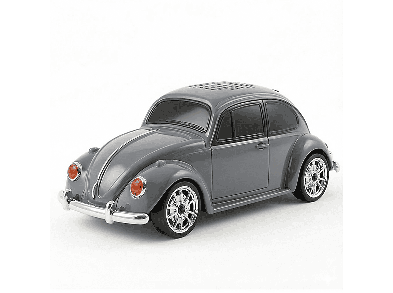 TORIMA D-49 Araba Voswos Retro Tasarım USB/TF/FM Speaker Bluetooth Hoparlör Gri
