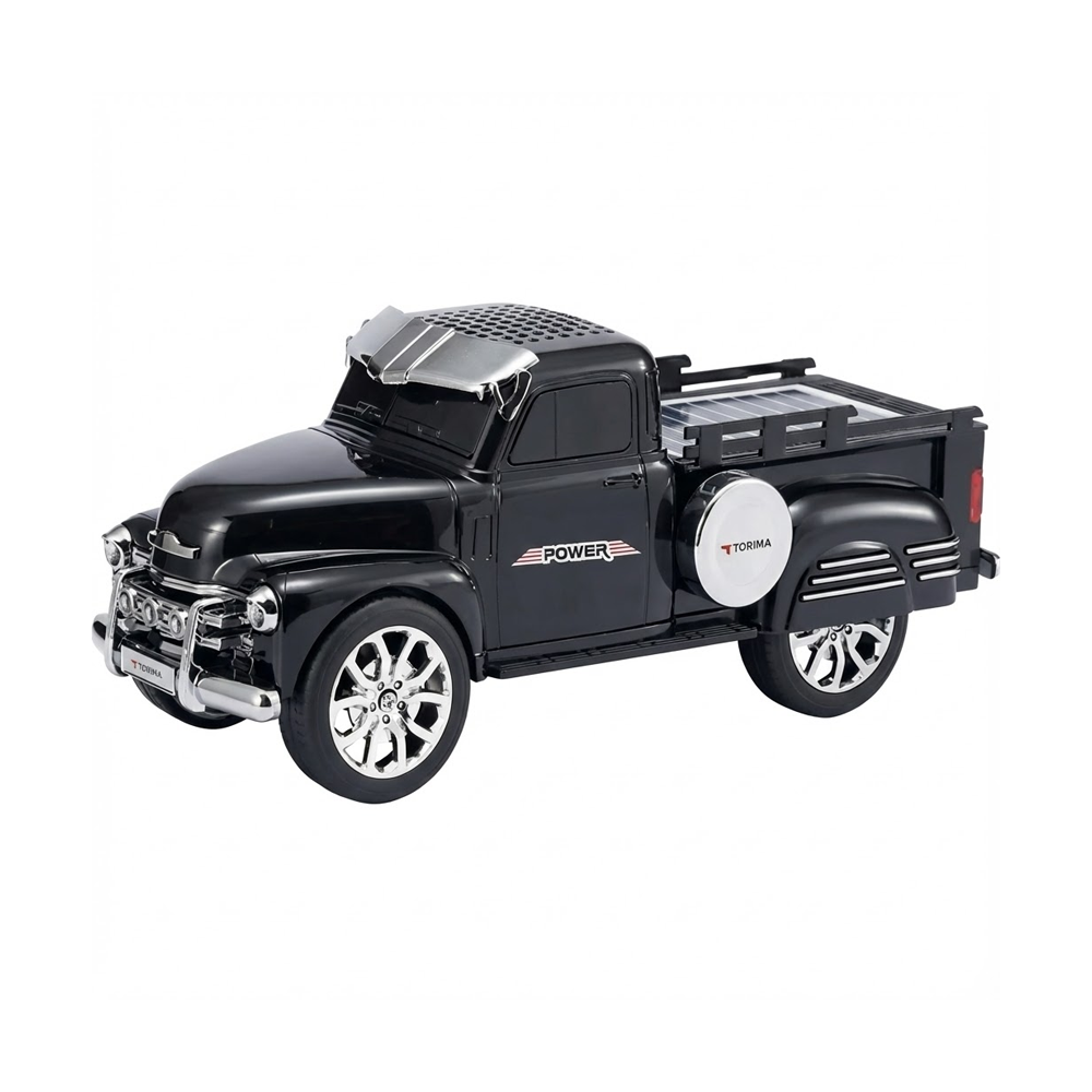 TORIMA D54 Pickup Araba Güneş Enerjili Speaker Bluetooth Hoparlör Siyah
