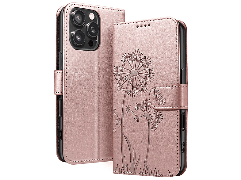 Funda Para Apple Iphone 15 Pro Max Con Logotipo Metálico Y Correa De