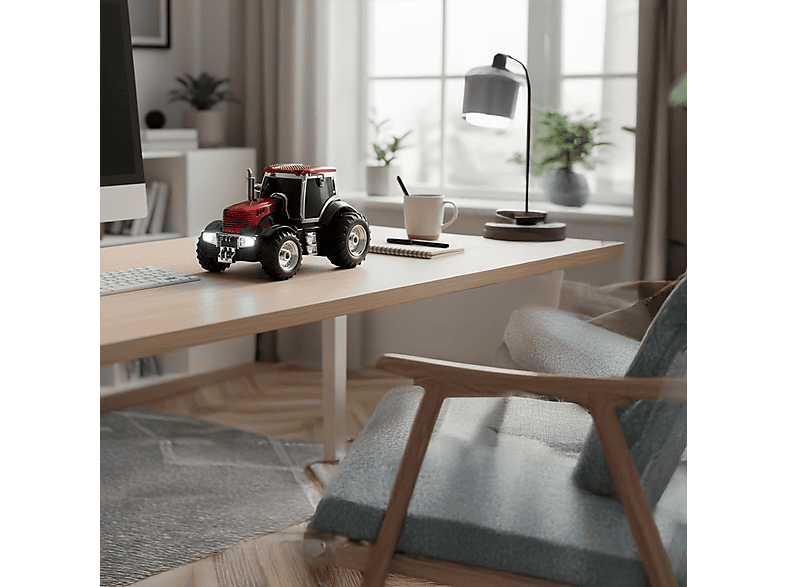 TORIMA D42 Traktör Tasarım USB/FM Radyo Bluetooth Hoparlör Kırmızı