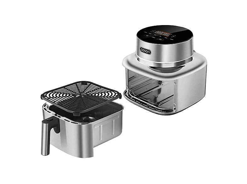 COSORI CAF-SE601S-CEU ICONIC Single Heißluftfritteuse 1725 Watt Edelstahl / Schwarz