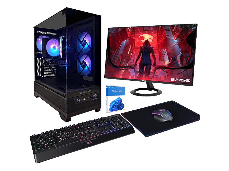 Pack PC Gaming | IBUYPOWER Pickaxe Lite, Ryzen 5 5600G, 16 GB RAM, 1 TB ...