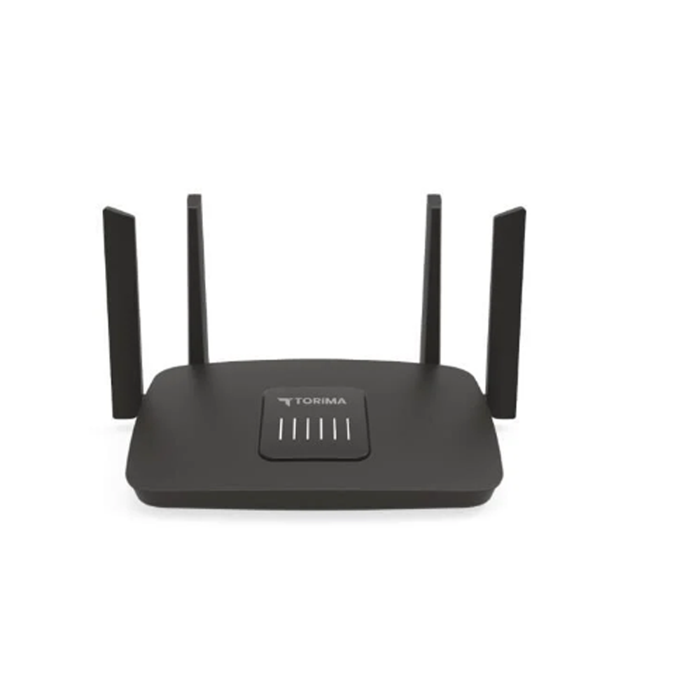 TORIMA AC06 Çift Bant Kablosuz  1200Mbps – 2.4GHz & 5GHz 4 Antenli WiFi Port Router