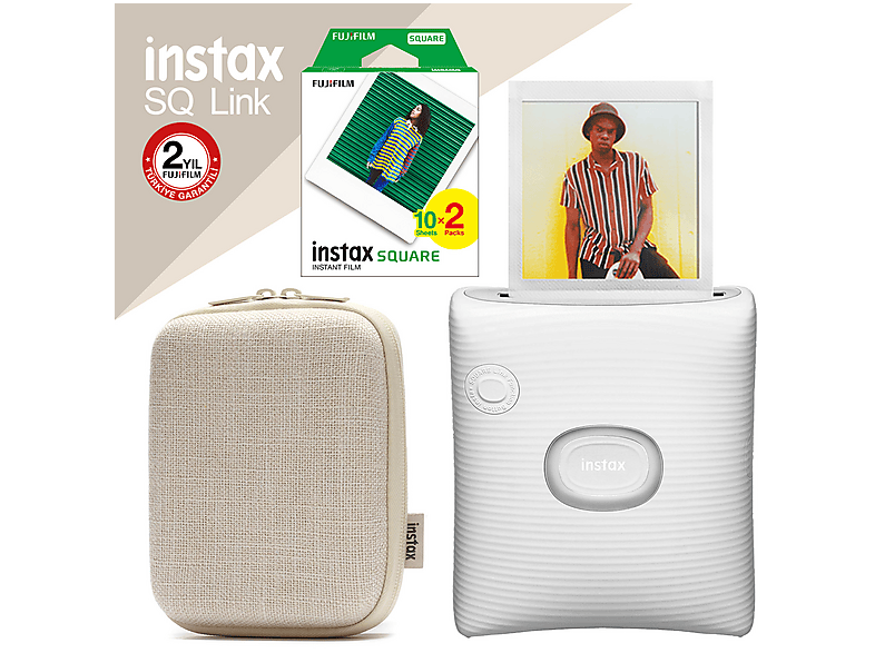 FUJIFILM Instax SQ Link Ex D Akıllı Telefon Yazıcısı ve Hediye Seti Yeşil