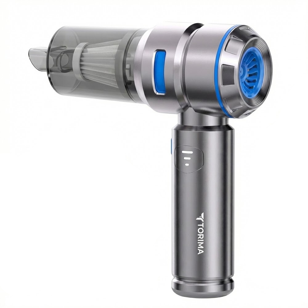 TORIMA HL-121 16.000PA Emiş Güçlü 4'ü 1 Arada Üflemeli Şarjlı Mini