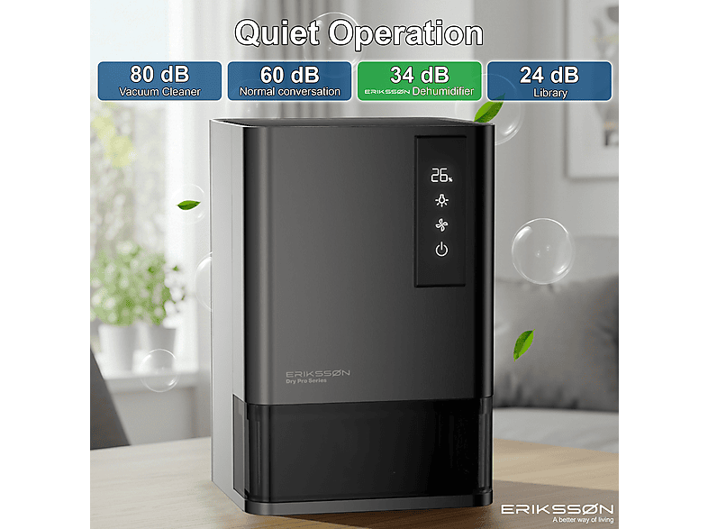 Dehumidifiers voor thuis 1,8 l ontvochtigingsapparaat draagbare ultra t