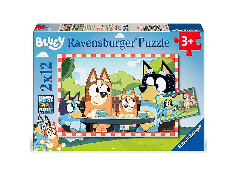 Ravensburger - Puzzle 2x12 Pezzi Costruzioni e Fattoria | Puzzle Bambini 3 Anni | Dimensioni Di 26x18 Cm | Regalo Bambino 3 Anni | Regalo Originale : Ravensburger