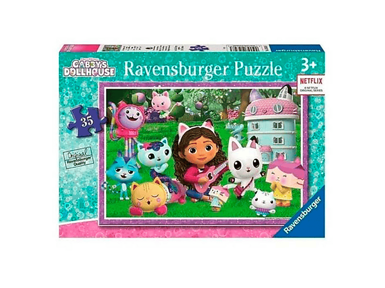 Puzzle | RAVENSBURGER Casa de Muñecas de Gabby 35 Piezas, edad ...