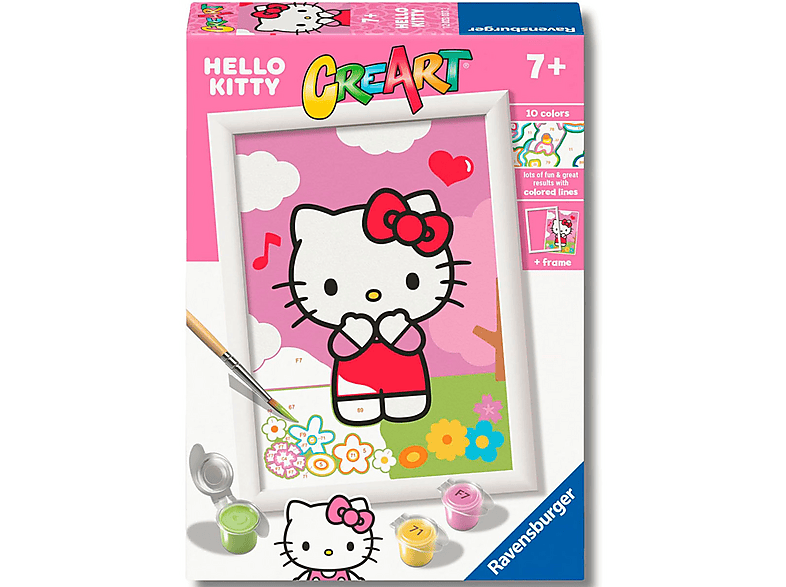 Peinture Par Numéros CreArt Ravensburger - Hello Baby Rainbow - Dès 12 Ans