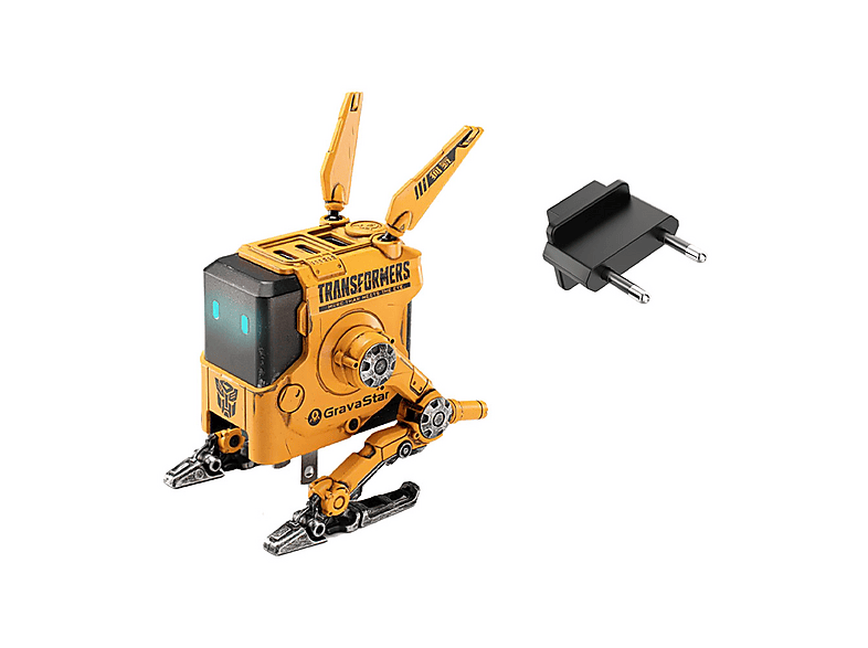 GRAVASTAR Alpha65 Robot Figürlü 65W Hızlı Şarj Adaptörü Sarı