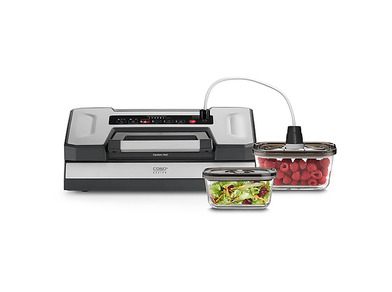 CASO DESIGN VRH 800 advanced Pro Vakuumiergerät Edelstahl, Schwarz